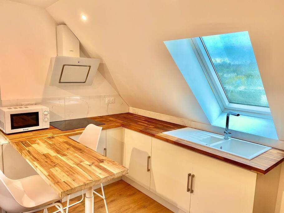 Appartement Renove Proche Gare Quimper Esterno foto